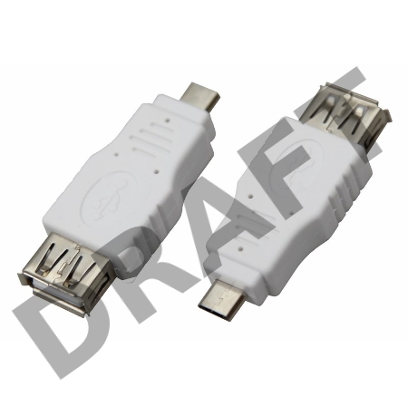 Переходник гнездо USB-A (Female)-штекер microUSB (Male) REXANT