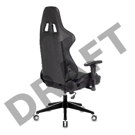 Кресло игровое Бюрократ VIKING 4 AERO BLACK EDITION черный искусст.кожа/ткань