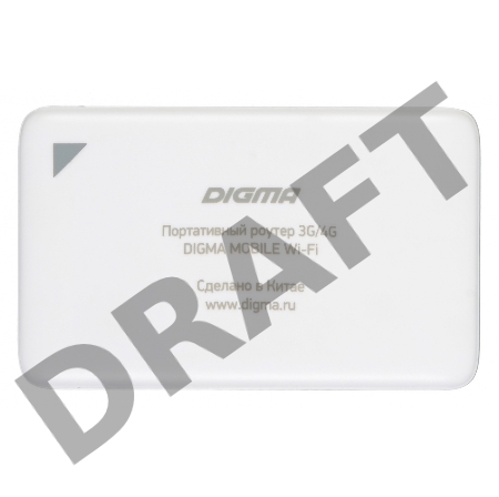Модем 3G/4G Digma Mobile Wifi USB Wi-Fi Firewall +Router внешний белый