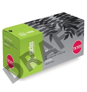 Тонер Картридж Cactus CS-TK100 черный для Kyocera Mita KM-1500/1815/1820 (6000стр.)