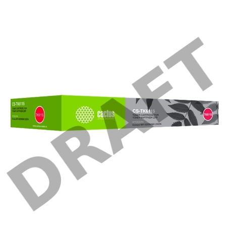 Тонер Картридж Cactus CS-TK6115 черный (15000стр.) для Kyocera Ecosys M4125idn/M4132idn