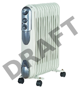Масляный радиатор Ресанта ОМПТ-12Н [67/3/5]  { 2,5кВт, 570x140x650, 12 секций, 12,2 кг }