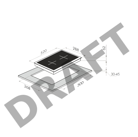 Варочная электрическая панель MAUNFELD EVCE.292F.D-BK