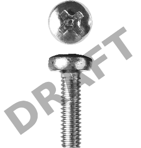 Винт DIN 7985, M4 x 10 мм, 5 кг, кл. пр. 4.8, оцинкованный, ЗУБР