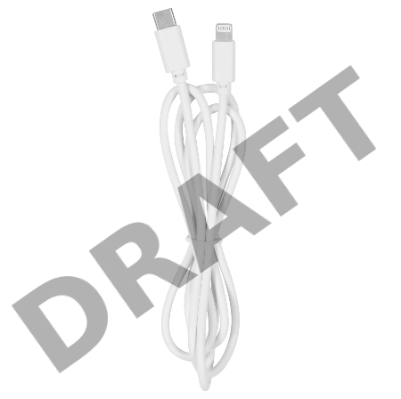 Кабель SunWind USB Type-C (m)-Lightning (m) 1м белый блистер