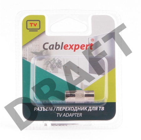 Переходник Cablexpert APL-TVFTVF-01, TV (мама) / TV (мама), блистер