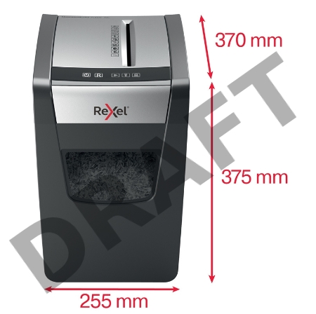 Шредер Rexel Momentum X410-SL (секр.P-4)/фрагменты/10лист./23лтр./скрепки/скобы