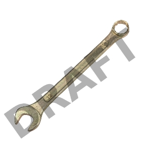 Ключ комбинированный REXANT 12 мм, желтый цинк