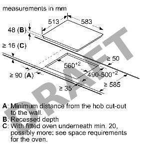 Электрическая варочная панель Series 6 BOSCH 60 см, черный, с рамкой