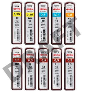 Грифель Rotring Tikky S0312410 0.35мм HB (12гриф)