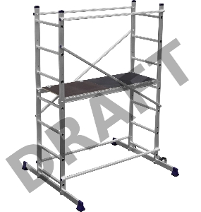 Вышка-тура СИБИН алюминиевая, 5 метров [38840-5]