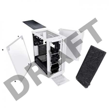 Корпус Fractal Design Meshify C White Tempered Glass FD-CA-MESH-C-WT-TGC  (700104)