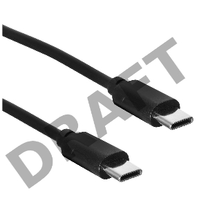 Кабель SunWind USB Type-C (m)-USB Type-C (m) 1м черный блистер