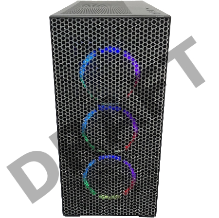 Компьютер  IRU Home 520B5GP MT Ryzen 7 5700G/16Gb/SSD1Tb RGr/DOS/черный