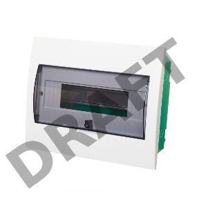 Бокс СП EASY9 встраив. с прозр. дверью 1ряд 12мод. SchE EZ9E112S2FRU