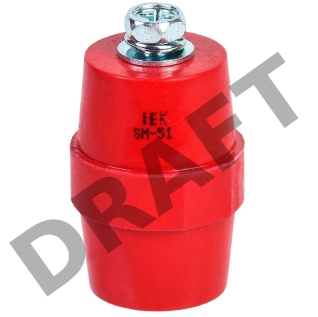 Изолятор SM51 (М8) силовой с болтом ИЭК YIS11-51-15-B