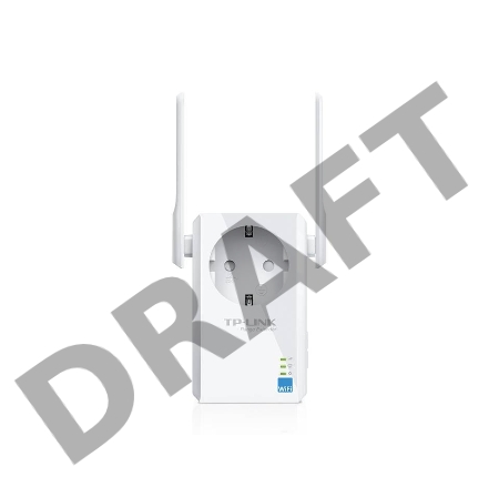 Сетевой адаптер TP-Link SOHO  TL-WA860RE 300Mbps Wireless N Wall Plugged Range Extender with AC Passthrough, QCA(Atheros), 2T2R, 2.4GHz, 802.11b/g/n, 1 10/100Mbps LAN port, Range Extender button, Range Extender mode, suppo поставляется без кабеля RJ-45