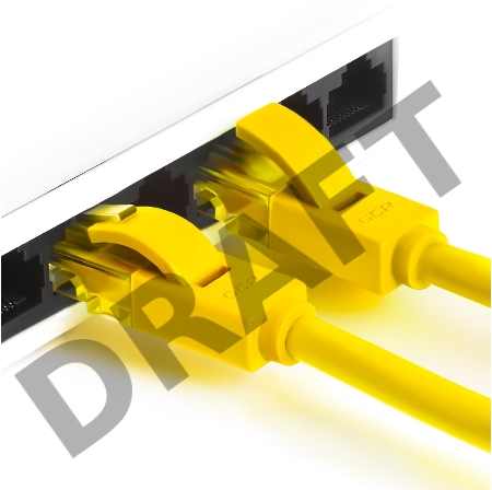 Патч-корд Greenconnect прямой 30.0m, UTP кат.5e, желтый, позолоченные контакты, 24 AWG, литой, ethernet high speed 1 Гбит/с, RJ45, T568B Greenconnect Патч-корд прямой 30.0m, UTP кат.5e, желтый, позолоченные контакты, 24 AWG, литой, ethernet high speed 1 Г