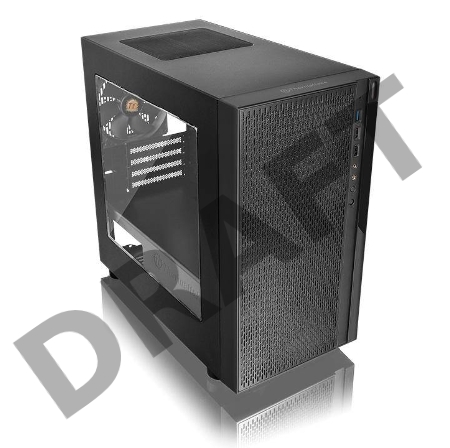 Корпус Thermaltake Versa H18 Window черный без БП mATX 2xUSB2.0 1xUSB3.0 audio bott PSU
