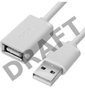 Greenconnect Удлинитель 1.0m USB 2.0, AM/AF, белый, 28/28 AWG, морозостойкий, GCR-UEC5M-BB-1.0m Greenconnect Удлинитель 1.0m USB 2.0, AM/AF, белый, 28/28 AWG, морозостойкий, GCR-UEC5M-BB-1.0m