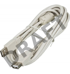 Кабель-удлинитель USB2.0 Ningbo USB A (m)/USB A (f) 3м феррит.кольца