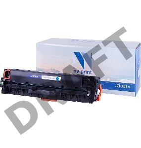 Картридж NV Print совместимый HP CF381A Cyan для CLJ Pro MFP M476 (2700k)