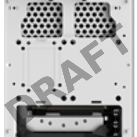 Держатель видеокарты в корпусе Cooler Master NR200 ATX PSU Bracket White