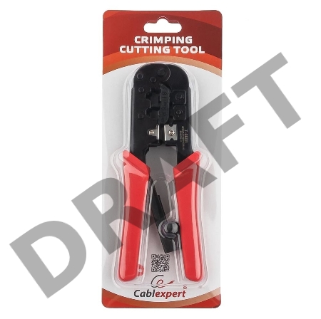 Инструмент Cablexpert T-568R, обжимной универс. с фиксатором, для витой пары и тел.линии 