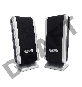 Колонки CBR CMS 299 Black-Silver, 3.0 W*2, USB