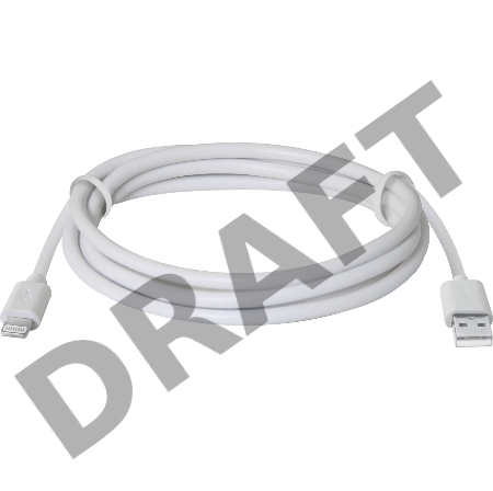 Кабель Defender USB кабель ACH01-03BH белый, USB(AM)-Lightning, 1м (87479)