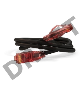 Патч-корд Hyperline PC-LPM-UTP-RJ45-RJ45-C5e-0.5M-LSZH-BK Патч-корд U/­UTP, Cat.5e, LSZH, 0.5 м, черный 