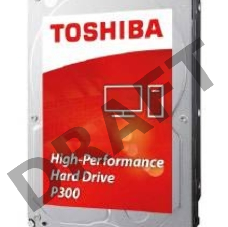 Жесткий диск Toshiba 1Tb 7200rpm HDWD110UZSVA SATA-III P300 64Mb 3.5