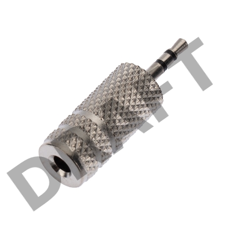 2.5 мм стерео штекер - 3.5 мм стерео гнездо металл REXANT