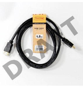 Кабель цифровой TV-COM HDMI19M to HDMI19M, V1.4+3D, 1.5m <CG150S-1.5M>