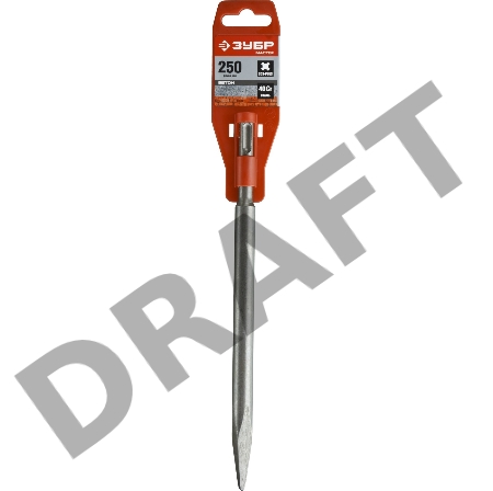 Зубило ЗУБР 29231-00-250  МАСТЕР пикообразное SDS+ 250мм