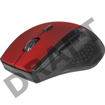Мышь Беспроводная оптическая мышь Defender Accura MM-365 красный {6 кнопок, 800-1600 dpi} [52367]