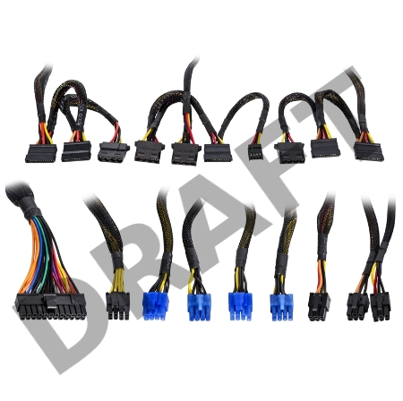 Блок питания Exegate EX259612RUS-S 650PPX RTL, ATX, SC, black, APFC, 14cm, 24p+(4+4)p, PCI-E, 5SATA, 4IDE, FDD + кабель 220V с защитой от выдергивания