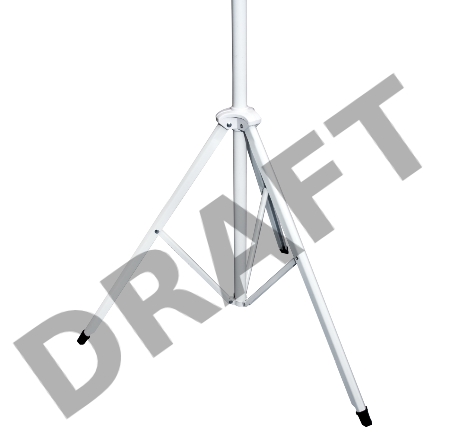 Экран Sakura 180x180см TriScreen 1:1 напольный рулонный белый  100' Matt White (MW), серый корпус