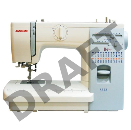 Швейная машина  Janome 5522 белый