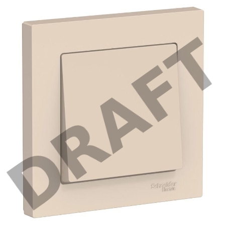 Выключатель 1-кл. ATLAS DESIGN (сх.1) 10АХ в сборе беж. SchE ATN000212