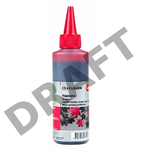 Чернила Cactus CS-I-CLI526M пурпурный (100мл) CANON PIXMA iP4850/MG5250/MG5150/iX6550