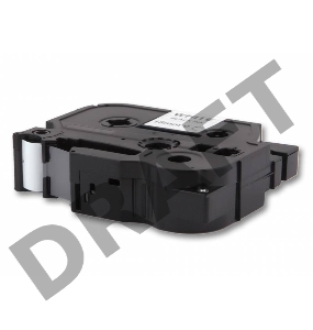 Лента Cactus CS-TZ241 для печати наклеек в устройствах Brother P-touch черный на белом 18мм х 8м