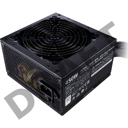 Блок питания Cooler Master MWE White, 450W, ATX, 120mm, 6xSATA, 2xPCI-E(6+2), APFC, 80+ White MPE-4501-ACABW-EU