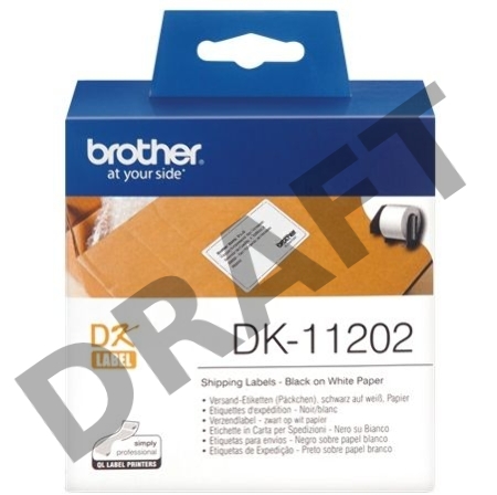 Транспортировочные наклейки Brother DK11202 (300 шт - 62 х 100 мм)
