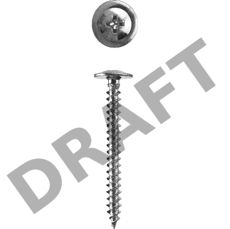 Зубр Саморезы с прессшайбой по листовому металлу до 0,9мм, PH2, 4,2x25мм, ТФ1, 350шт 4-300191-42-025