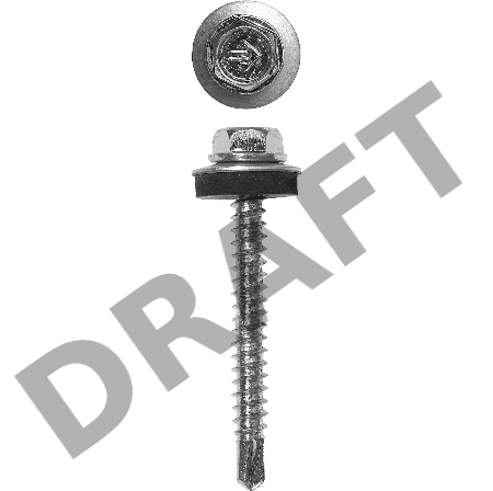 Зубр Саморезы для крепления кровельных материалов к деревянной обрешетке, оцинкованные, 4,8x35мм,380шт 4-300315-48-035