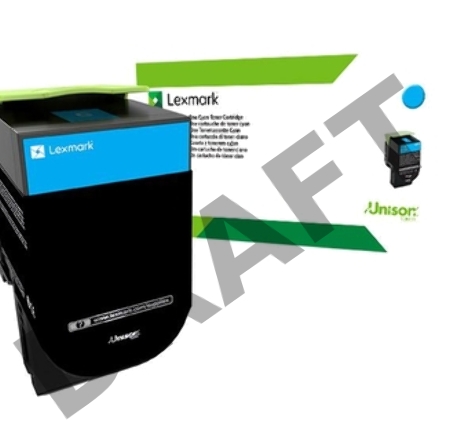 Тонер-картридж Lexmark голубой для CX310/410/510 2K