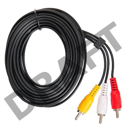 Кабель соединительный аудио-видео Buro 3хRCA (m)/3хRCA (m) 5м. черный (BAAC027-5)
