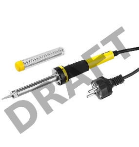Паяльник STAYER 55300-30  profi с двухкомп. рукояткой и долговечным жалом припой и подставка 30Вт