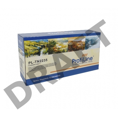 Картридж PL-TN-2235 для принтеров Brother HL-2130/2130R/2132/2132R/2135W/2220/2230/2240/2242D/2250/2270DW/2280DW/MFC-7360/7360N/7460DN/7860DW/DCP-7055/7055R/7055WR/7057/7057R/7060D/7060DR/7065DN/7070D/FAX-2840/2845R/2940 1200 копий ProfiLine     